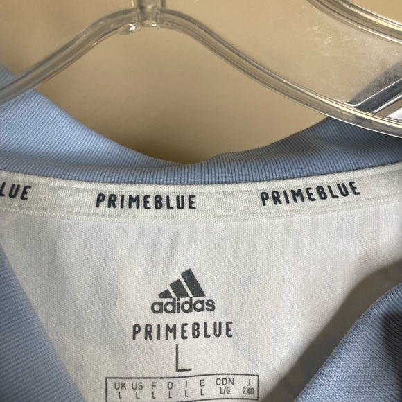 Men's San Jose Earthquakes adidas Light Blue 2021 Primeblue Size Large - Picture 5 of 7